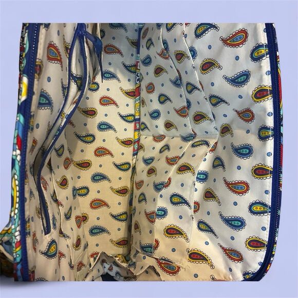 Vera Bradley Marina Paisley Bowler Bag - Picture 5 of 5